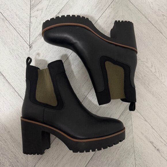 Chinese Laundry | Good Day Black Platform Ankle Boots - Size 10 - Picture 10 of 15